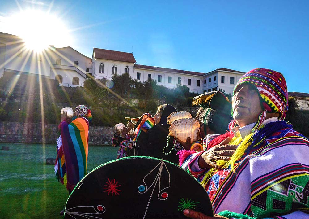 Celebración del año nuevo andino